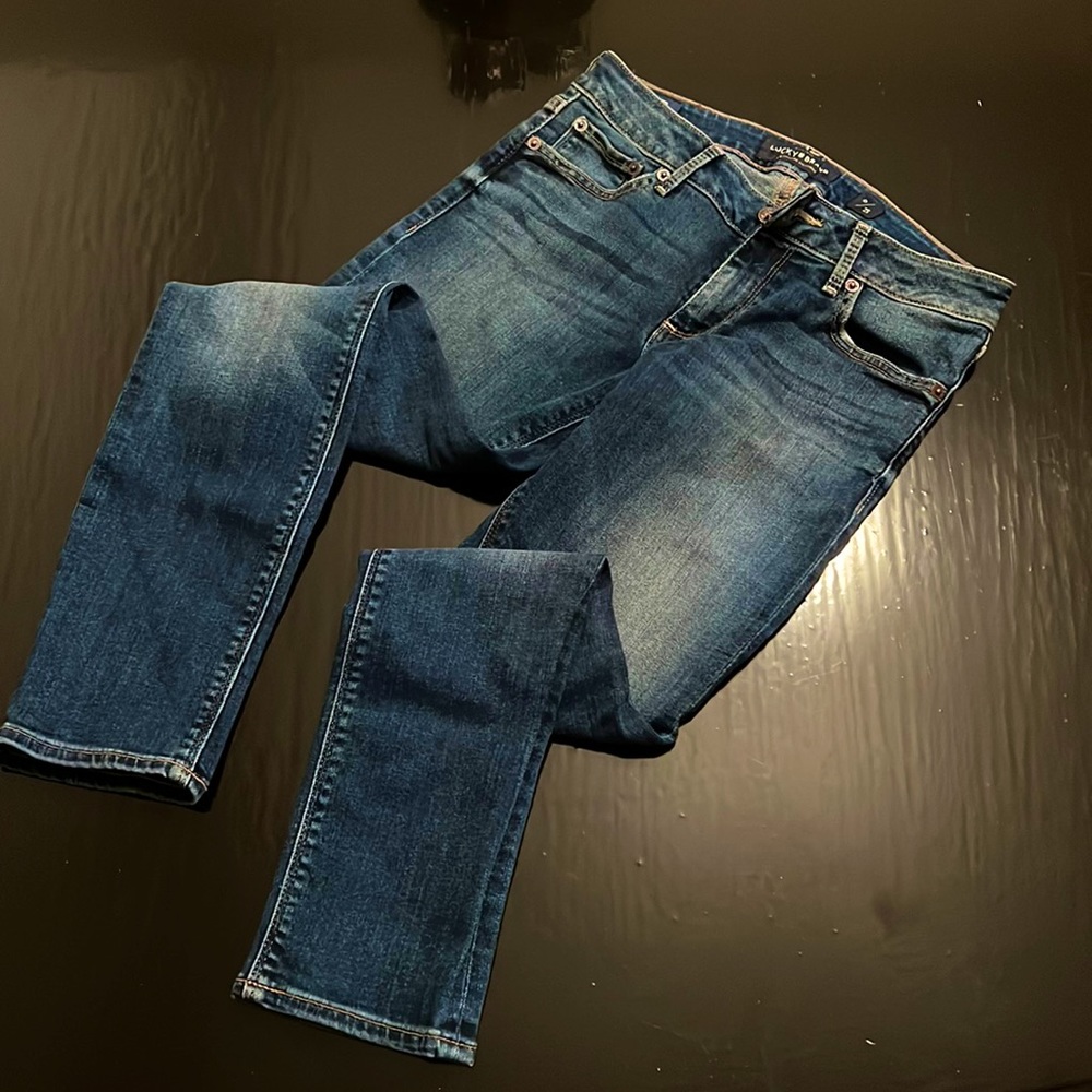 Lucky Lolita Cropped Dark Wash Jeans